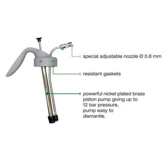 Oldószer permetező kézi  1 liter műanyag 12 bar PCA12.0 - IWATA