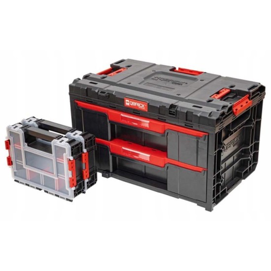 QBRICK SYSTEM ONE 2 Fiókos szerszámosláda PROMO QBRICK SYSTEM ONE 2 Fiókos szerszámosláda PROMO