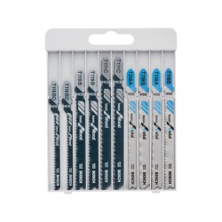 BOSCH Dekopírfűrészlap készlet 10 részes T befogás fémre/fára