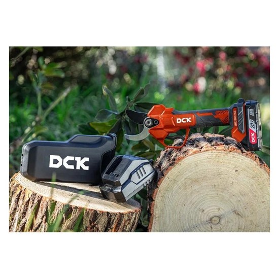 DCK Akkus metszőolló 35 mm szénkefe nélküli 20 V (akku és töltő nélkül) DCK Akkus metszőolló 35 mm szénkefe nélküli 20 V (akku és töltő nélkül)