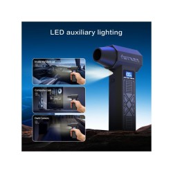 Légseprű 7,4 V 5,2 Ah 120000 RPM