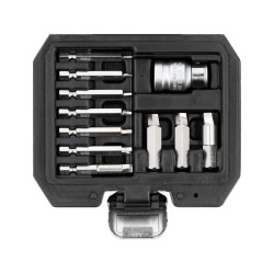 YATO Roncsoltcsavar kiszedő készlet 11 részes HEX