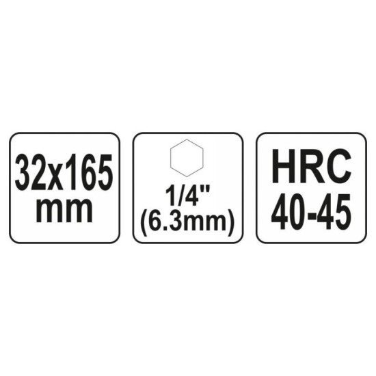 YATO Fafúró 32 x 165 mm bit befogással
