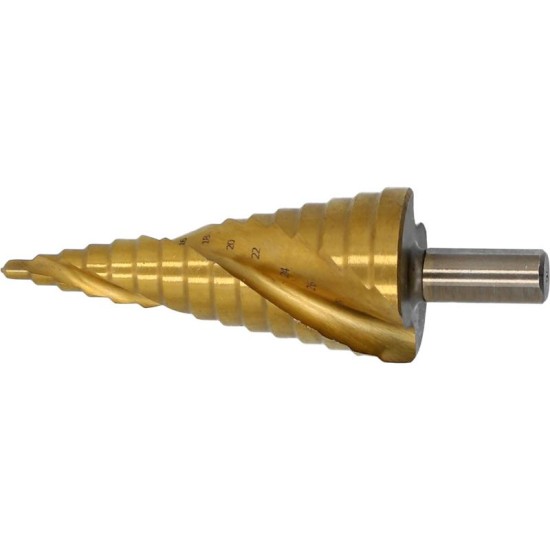 YATO Lépcsős fúró 4-32 mm HSS titán-nitrid