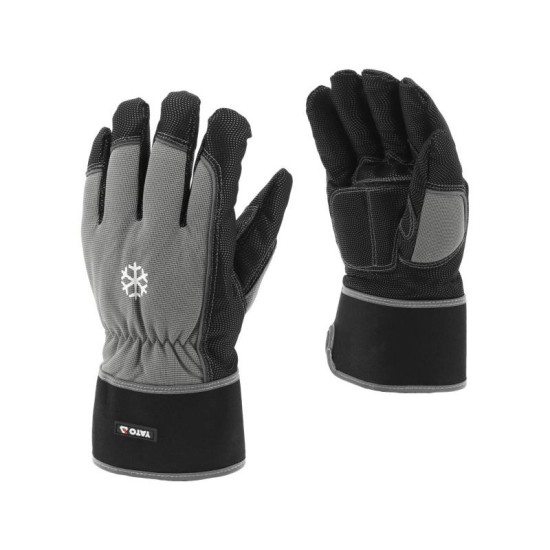 YATO Szerelőkesztyű bélelt erősített 10-es