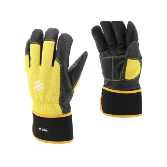 YATO Szerelőkesztyű bélelt erősített 10-es