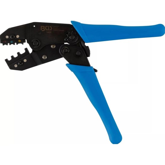 Fogó, saruzó - racsnis - szigetelt sarukhoz 0.5-1.5 / 1.5-2.5 / 4-6 mm2