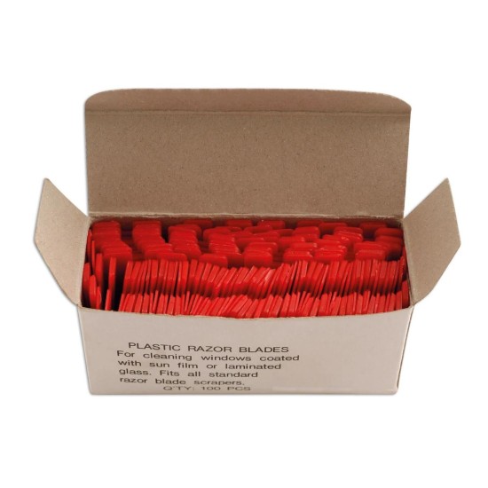 Kaparó penge MŰANYAG, egyélű pengék 100 db-os - PowerTec