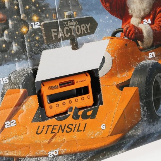 Karácsonyi szerszámkészlet ADVENTI KALENDÁRIUM - Beta - 28 db-os Karácsonyi szerszámkészlet ADVENTI KALENDÁRIUM - Beta - 28 db-os