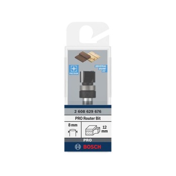 BOSCH PRO Színelő maró felső csapágyas 12 x 9,5 x 8 mm