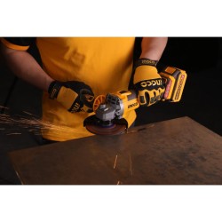 INGCO Akkus sarokcsiszoló 115 mm szénkefe nélküli 20 V (akku és töltő nélkül) INGCO Akkus sarokcsiszoló 115 mm szénkefe nélküli 20 V (akku és töltő nélkül)