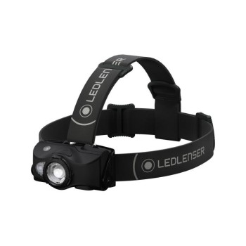 LEDLENSER Akkus LED fejlámpa MH8 outdoor 600 lm / 200 m, RGB, 1xLi-ion, fekete