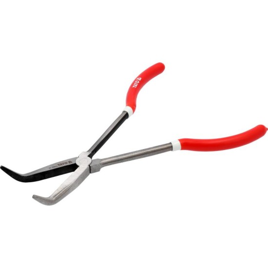 YATO Hajlított hosszúcsőrű fogó 285 mm