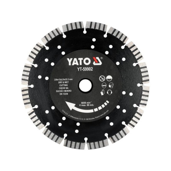 YATO Vasbetonvágó korong 230 x 22,2 mm