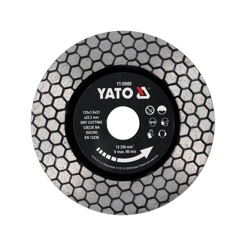 YATO Gránitcsiszoló korong 125 x 22,2 mm