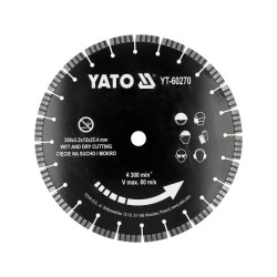 YATO Gyémánt vágókorong 350 x 25,4 mm