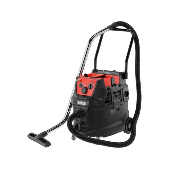 YATO Ipari porszívó automata szűrőlerázós pneumatikus csatlakozóval 1600 W