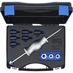 Csúszókalapács készlet menetes adapterekkel 12 részes M3-M10 - BGS