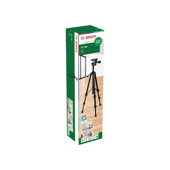 BOSCH Háromlábú lézerállvány 45-120 cm-ig 1/4''-os rögzítőmenettel TT 120 BOSCH Háromlábú lézerállvány 45-120 cm-ig 1/4''-os rögzítőmenettel TT 120