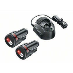 BOSCH Akkumulátor szett PBA 12V / 2 x 1,5 Ah akku + GAL 1210 CV töltő