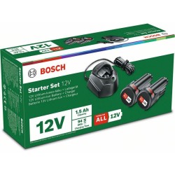 BOSCH Akkumulátor szett PBA 12V / 2 x 1,5 Ah akku + GAL 1210 CV töltő BOSCH Akkumulátor szett PBA 12V / 2 x 1,5 Ah akku + GAL 1210 CV töltő