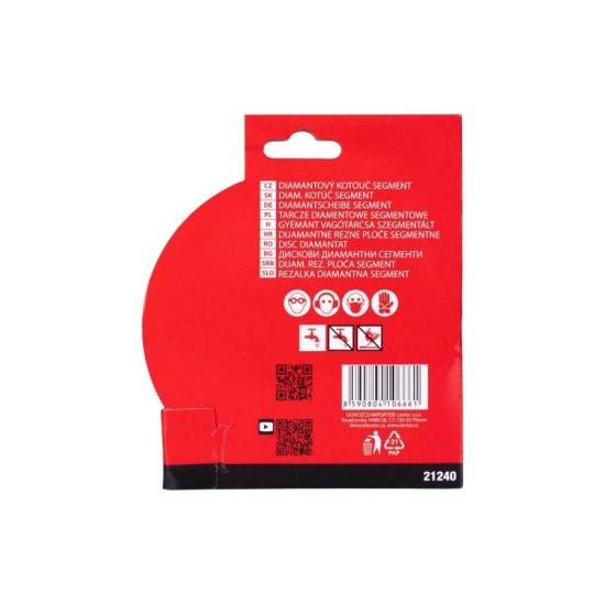 FESTA Gyémánt vágótárcsa szegmentált 125 x 2,4 x 22,2 mm