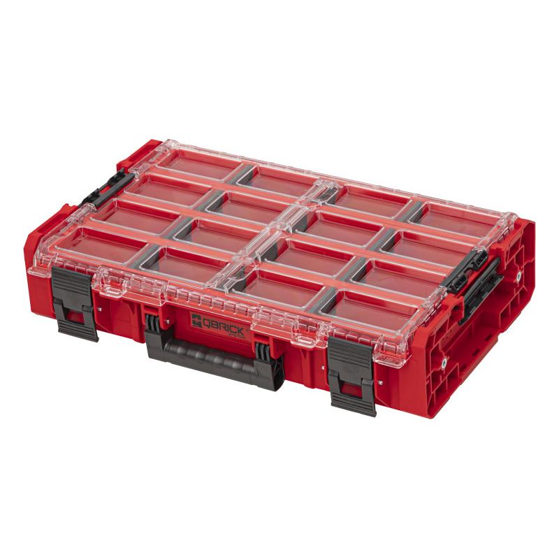 QBRICK SYSTEM ONE 2.0 Organiser XL Hosszú tárolókkal Red Ultra HD QBRICK SYSTEM ONE 2.0 Organiser XL Hosszú tárolókkal Red Ultra HD