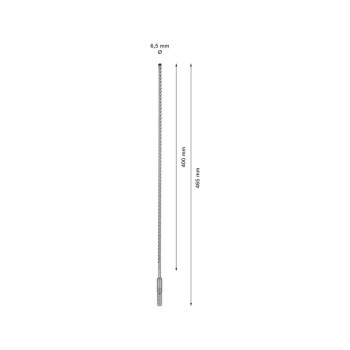 BOSCH EXPERT 7X Kőzetfúró 6,5 x 465/400 mm négyélű SDS-Plus