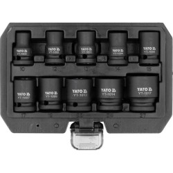YATO Gépi dugókulcs készlet 1/2 10 részes 10-27 mm
