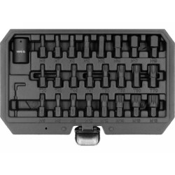 YATO Ütvecsavarozó bitfej készlet 1/2'' 25 részes