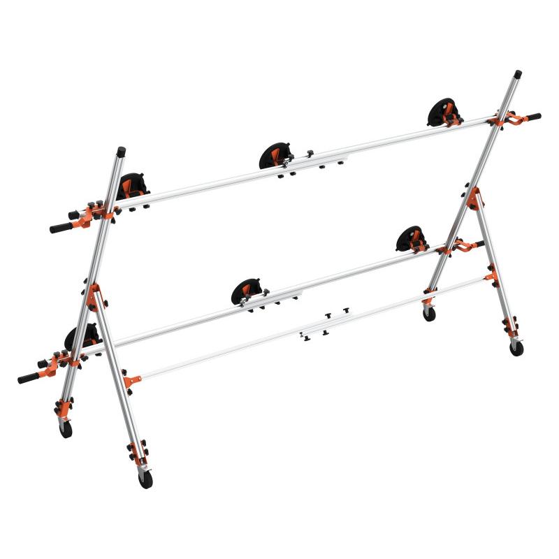 YATO Lapszállító állvány görgős 6 db tapadókoronggal