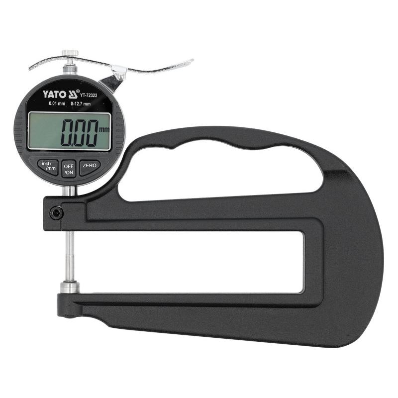 YATO Digitális vastagságmérő 0 - 12,7 mm / 0,001 mm