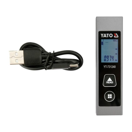 YATO Lézeres távolságmérő 30 m