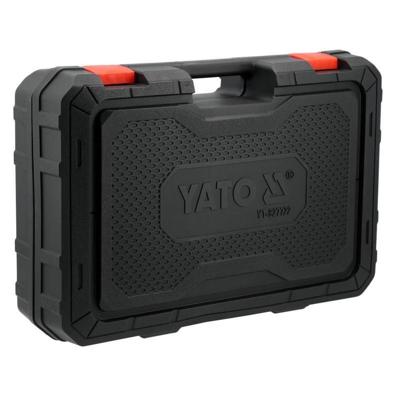 YATO Kombikalapács SDS-Plus szénkefe nélküli 18 V ( 2 x 4 Ah akku + töltő)