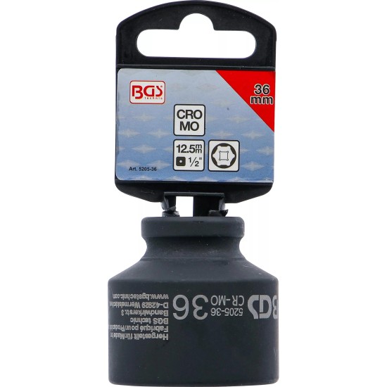 Légkulcsfej 1/2'' 6 l.n. 36-os - BGS