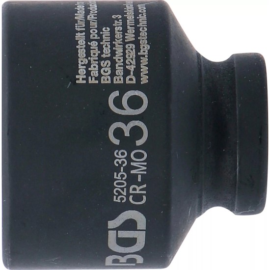 Légkulcsfej 1/2'' 6 l.n. 36-os - BGS