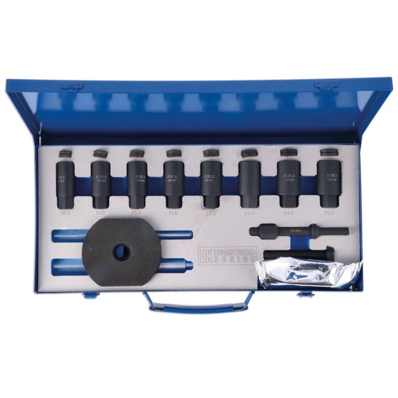 Kerékőr leszedő készlet Univerzális 28 db-os 15,6 mm - 25,5 mm - Laser