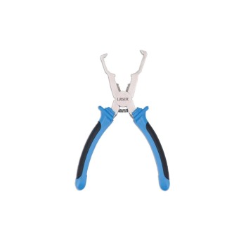 Fogó, elektromos csatlakozókhoz, hajlított kampókkal -