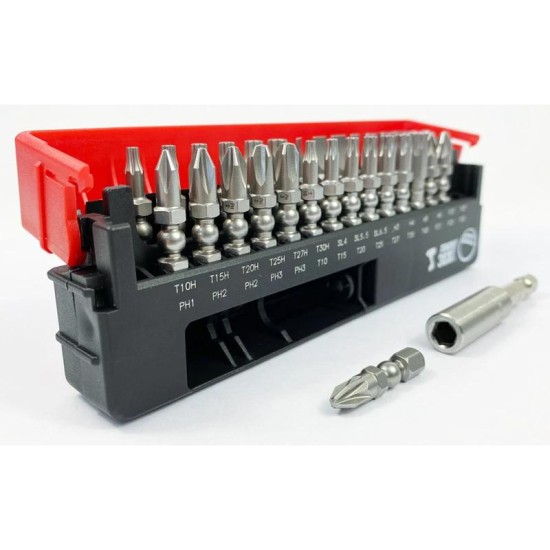 Csavarhúzó bit készlet 31 db-os - vegyes készlet - Vessel (IB31P01E)