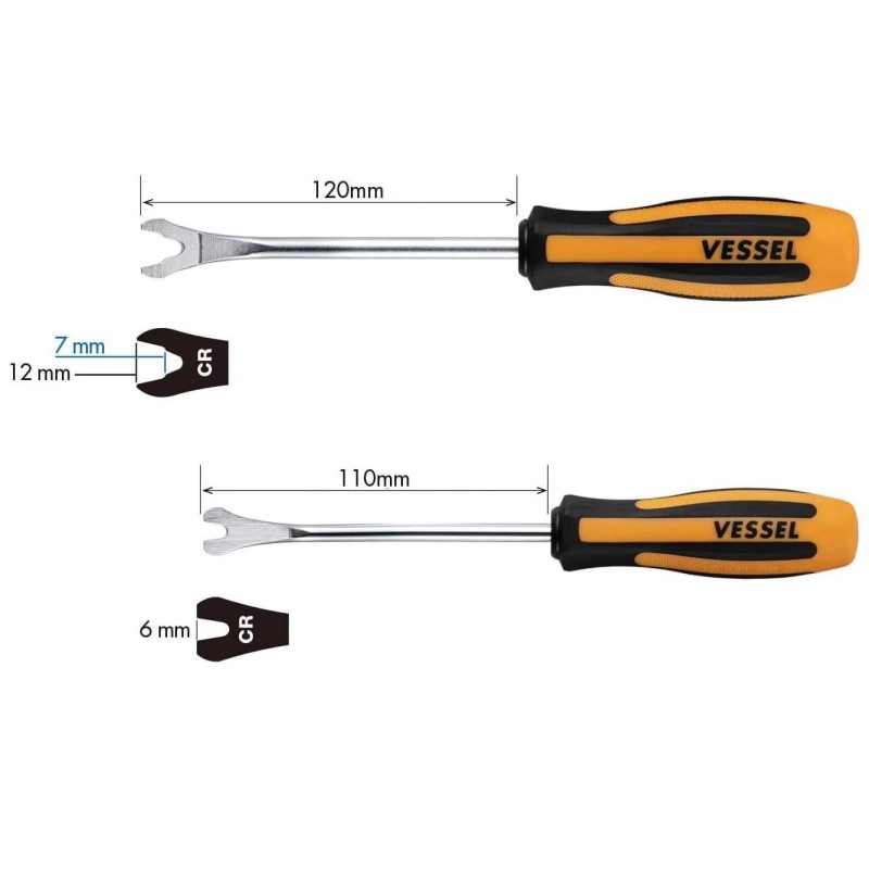 Patent kiszedő készlet 2 db-os - VESSEL - Japan (970CR2SCE)