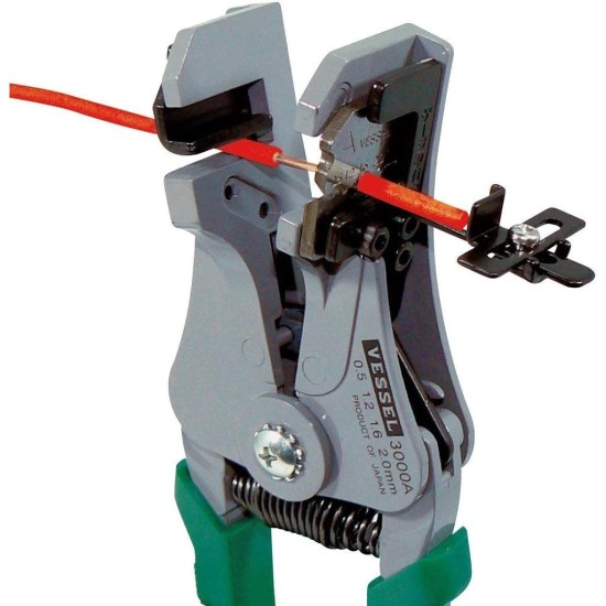 Fogó blankoló automata 0,5/1,2/1,6/2,0 mm2 - ZÖLD - VESSEL 141001 (3000A)