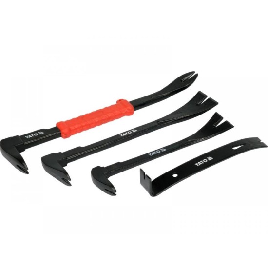 Pajszer - ládabontó klt - 4db-os - 18-20-25-30 cm - Yato