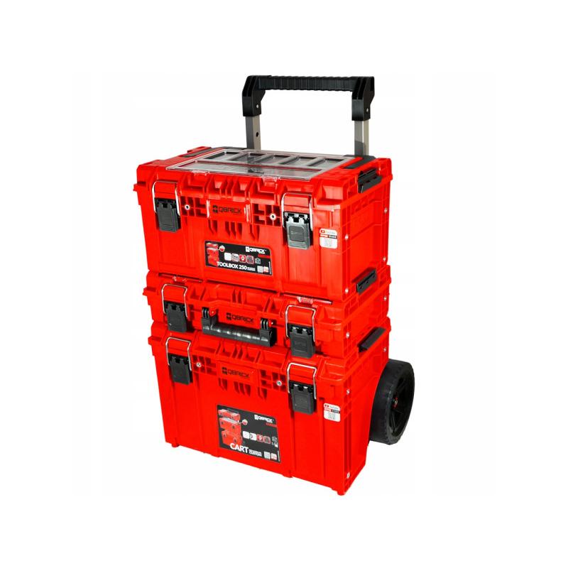 QBRICK SYSTEM PRIME Gurulós szerszámosláda Custom SET 2 Red Ultra HD