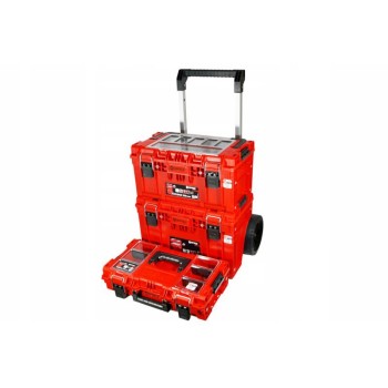 QBRICK SYSTEM PRIME Gurulós szerszámosláda Custom SET 2 Red Ultra HD