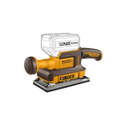 INGCO Akkus rezgőcsiszoló szénkefe nélküli 20 V (akku és töltő nélkül)