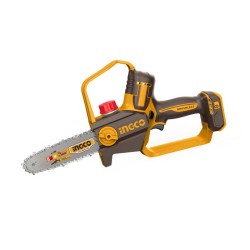 INGCO Akkus láncfűrész 200 mm szénkefe nélküli 20 V (akku és töltő nélkül)