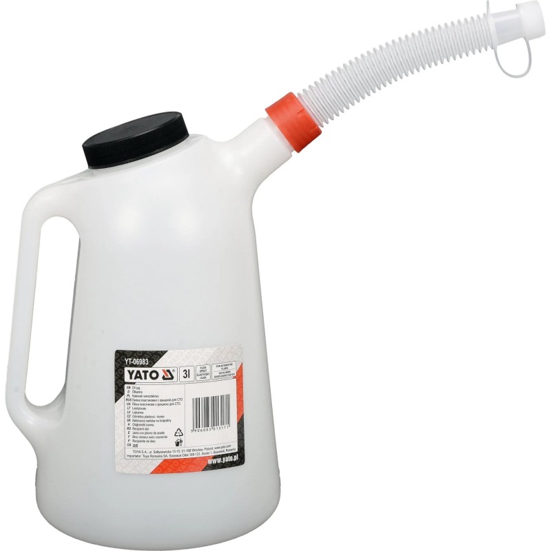 Olajbetöltő kanna  3 literes Yato