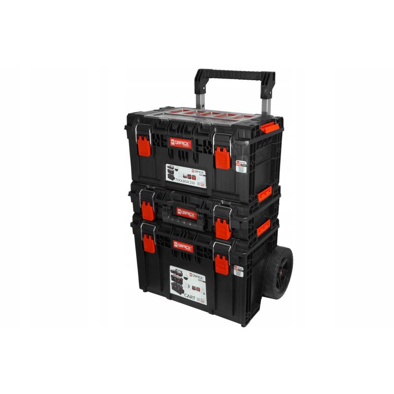 QBRICK SYSTEM PRIME Gurulós szerszámosláda Set 2