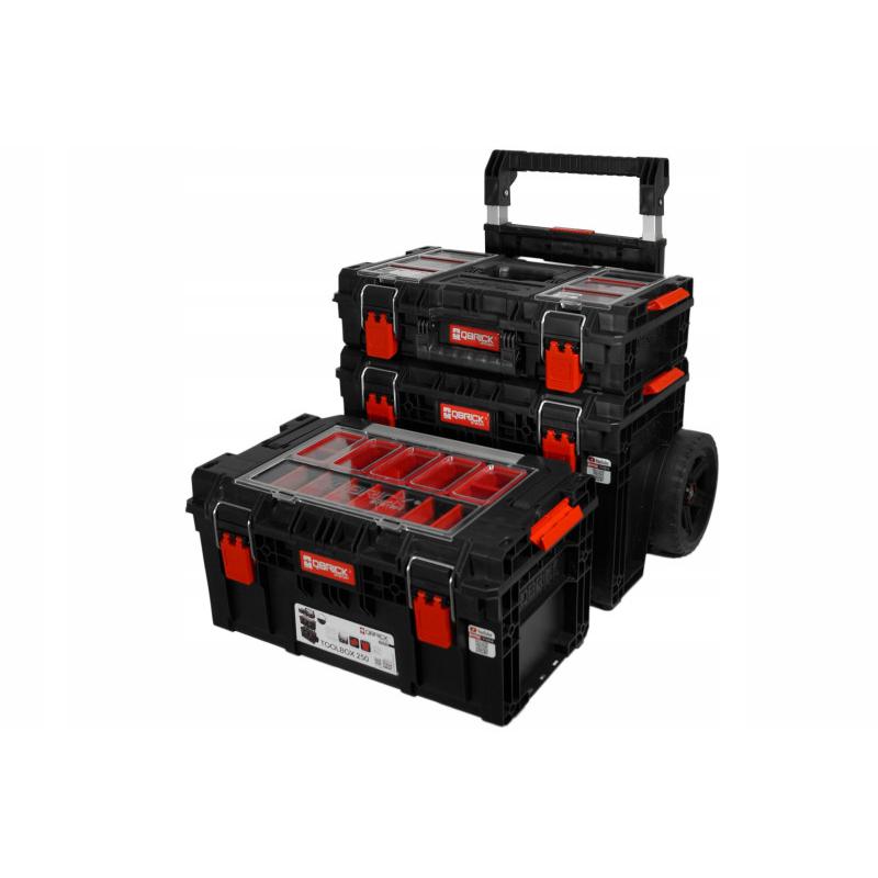 QBRICK SYSTEM PRIME Gurulós szerszámosláda Set 2