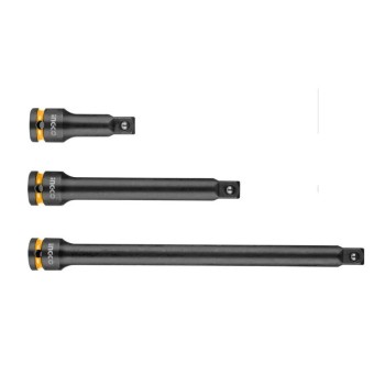 INGCO Gépi dugókulcs toldószár készlet 1/2'' 75, 150, 250 mm (3 db)